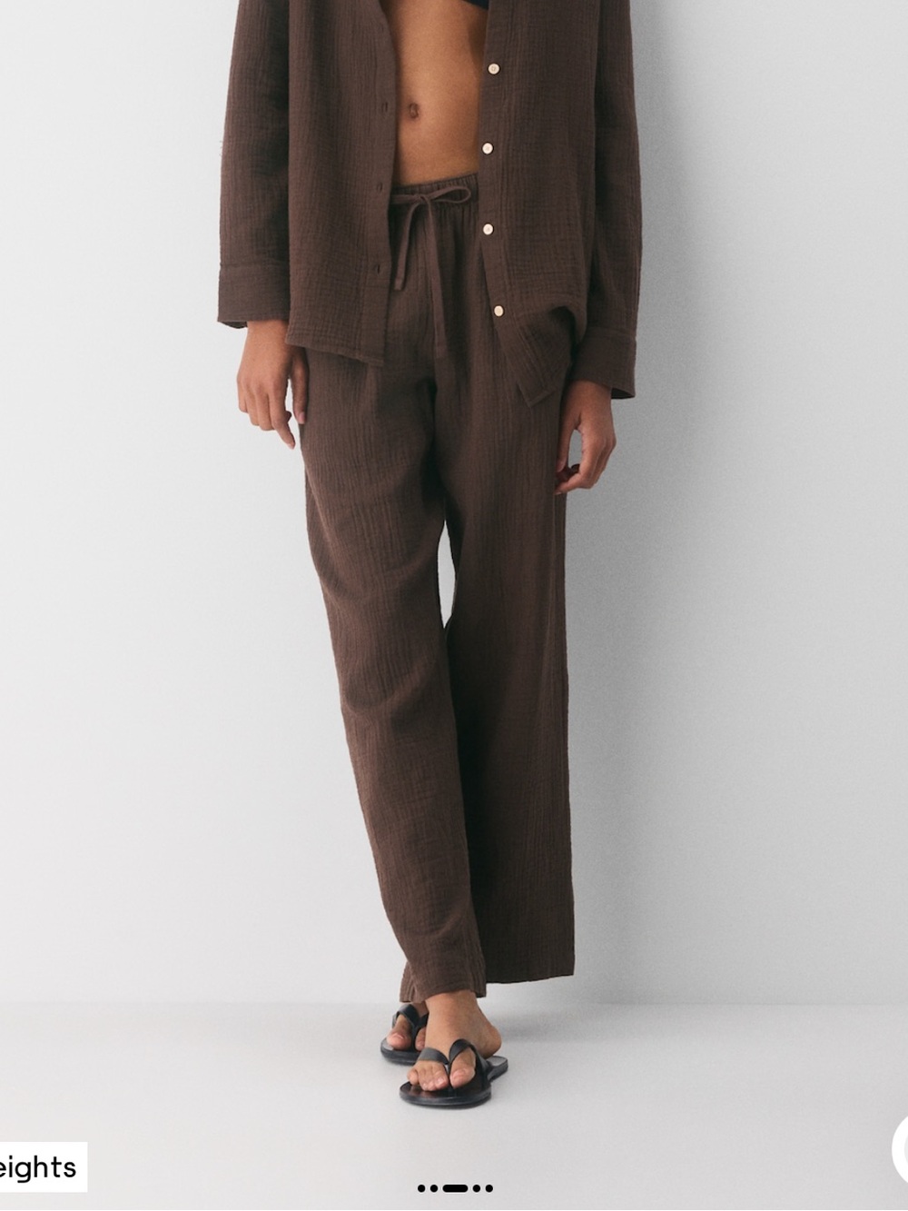 BRAND NEW WITH TAGS Aritzia Air Plush Cotton Sail Pant